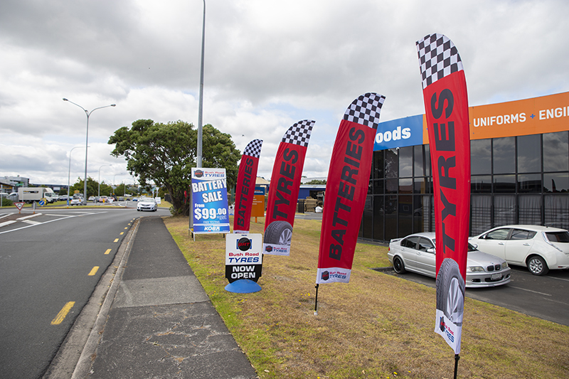 Bush road tyres value tyres flags